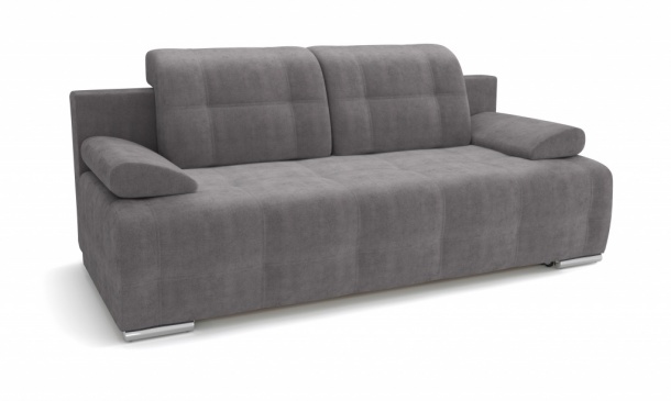 Лион 346 диван-кровать 3ек 633 серый (Atlanta Grey)