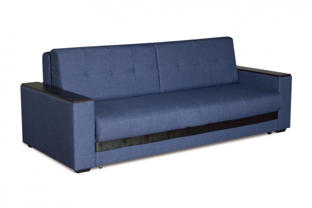 Мэйсон 140 диван-кровать 3ек 358 синий (мадагаскар 08/К/з ВИК-Тр коричневый)